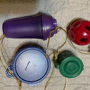 TUPPERWARE ORNAMENTS
